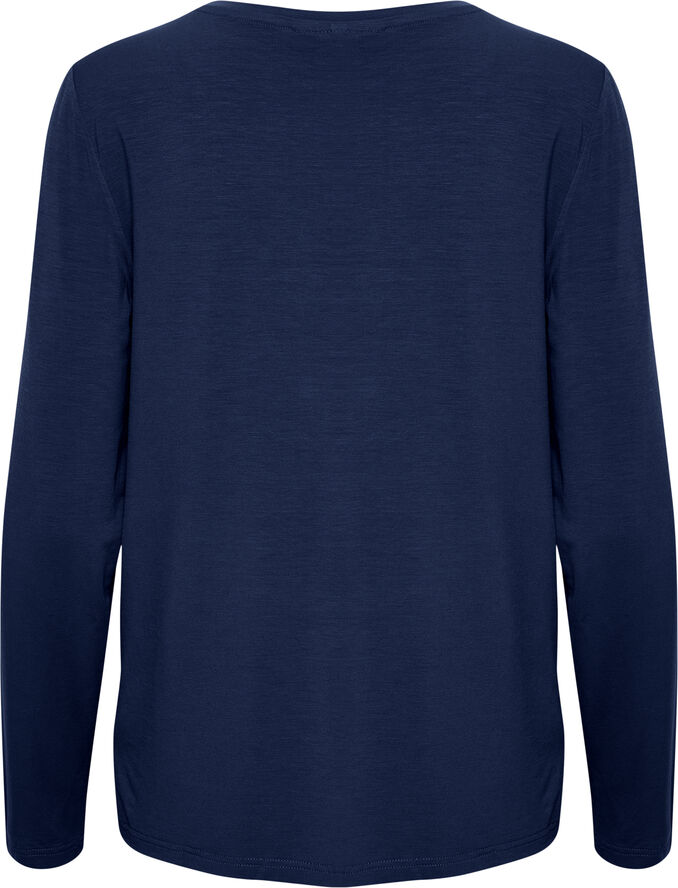 Saint Tropez AdeliaSZ V-N LS Blouse Medieval blue