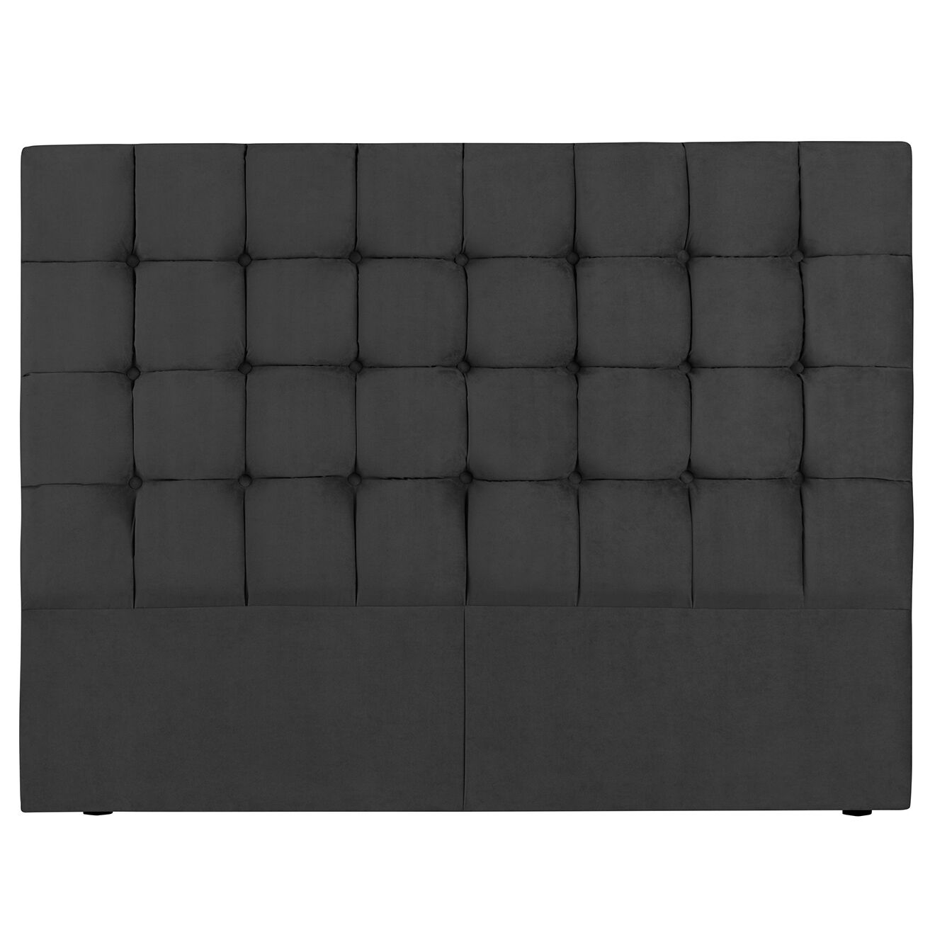Kooko Home Tête de lit Ré gris foncé - 180x120 cm