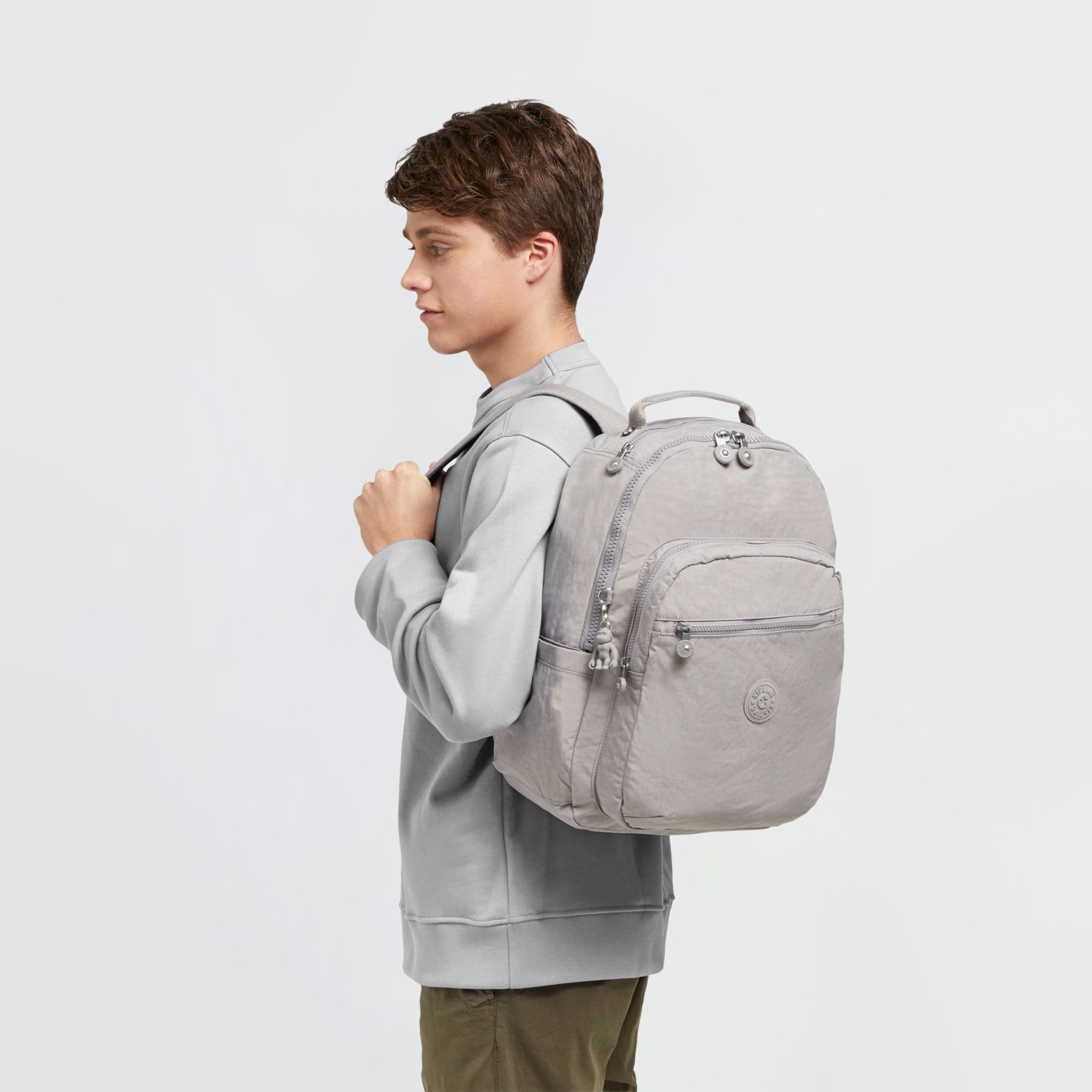 SEOUL Grand Sac à Dos Avec Protection Pour Ordinateur Portable - Grey Gris