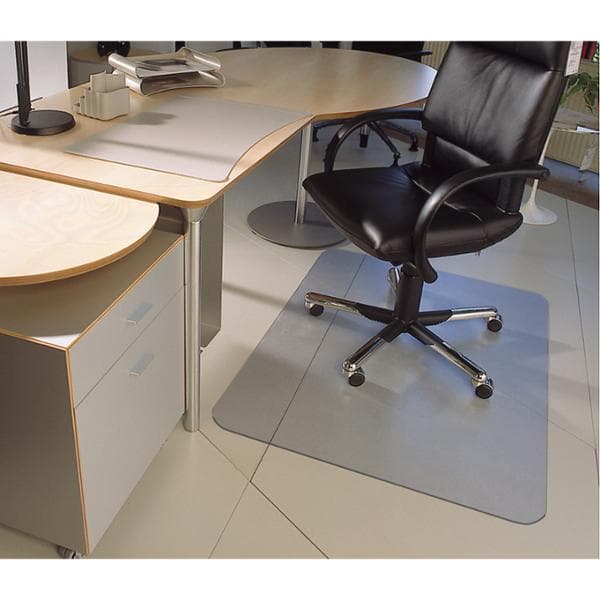 Stoleunderlag, Rubbermaid, polycarbonat, uden pigge, BxL 116 x 183 cm