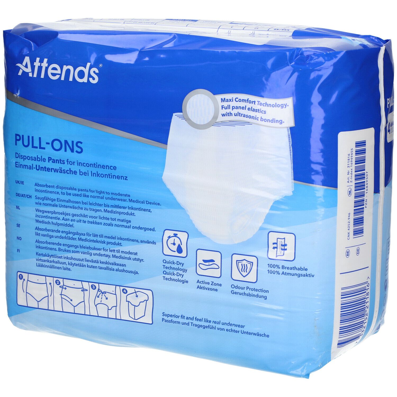 Attends® Pull-Ons 4 L