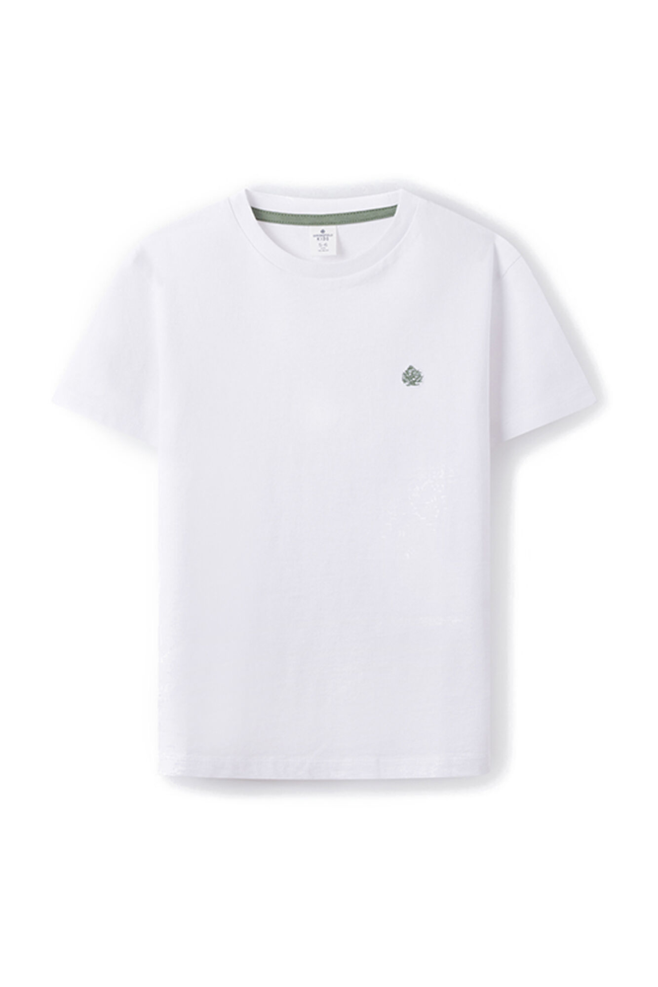 Camiseta básica com logo para meninos