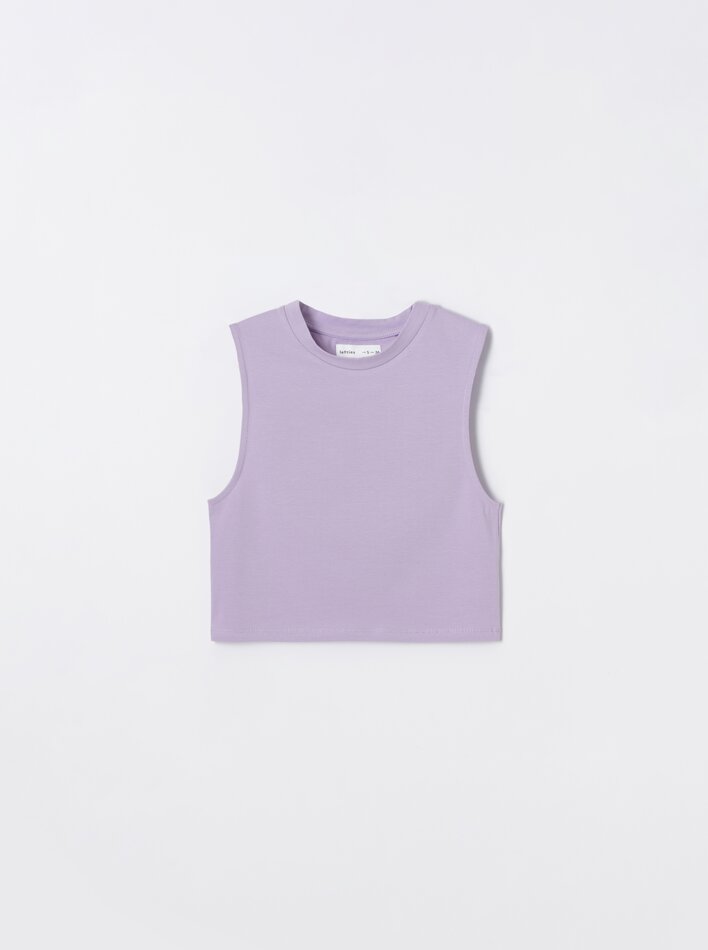 Blusa sem mangas - Malva Claro