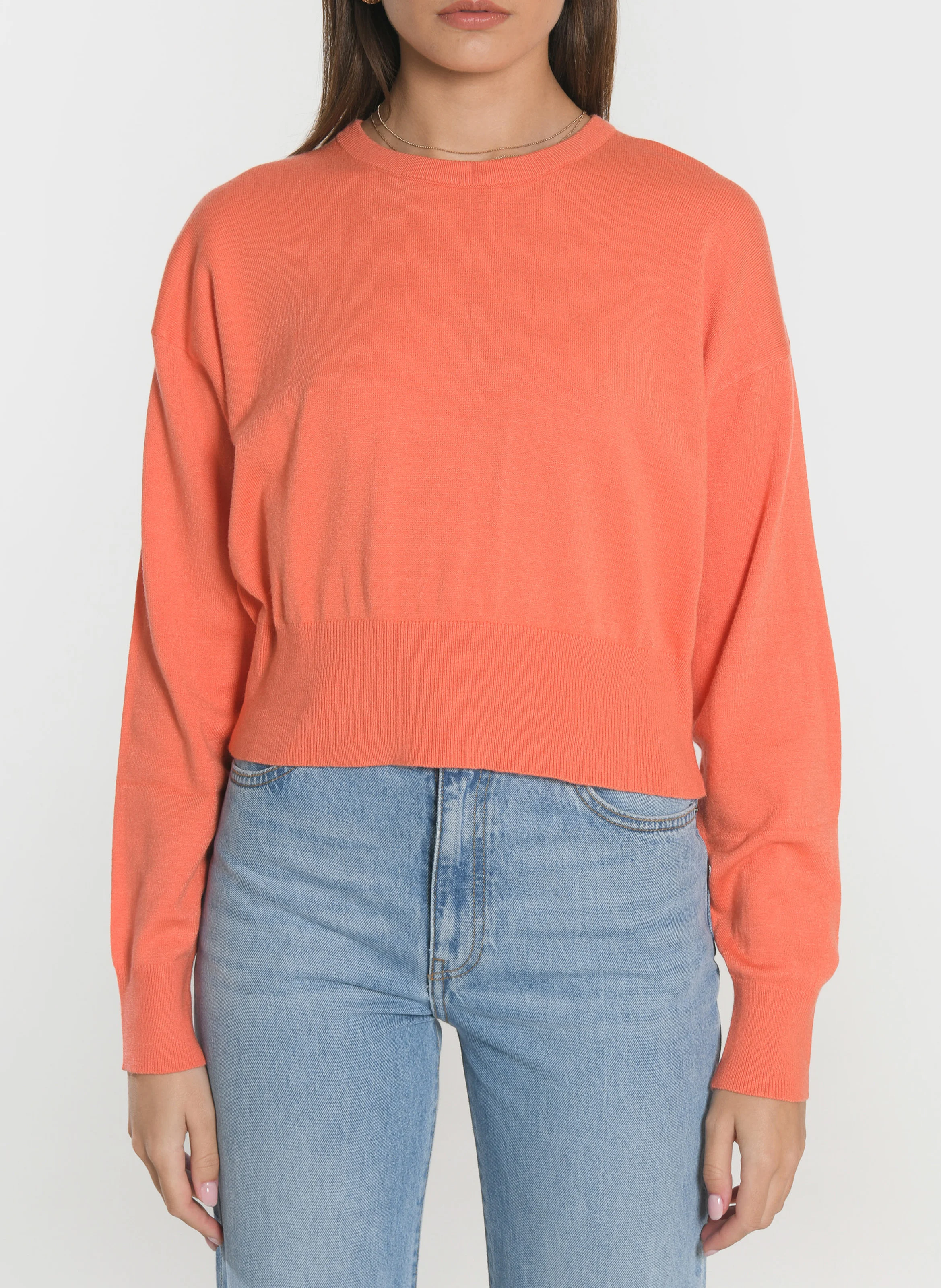 NOLWENN - Pull court large| Orange