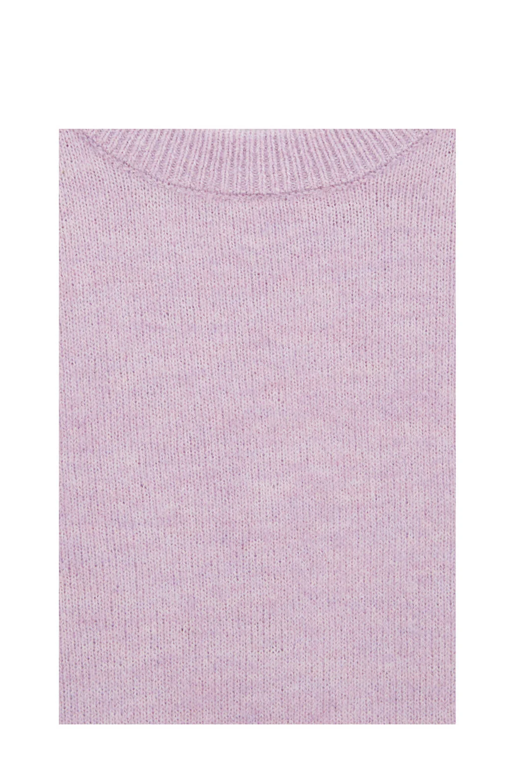 WE Fashion trui lila fijn gebreid