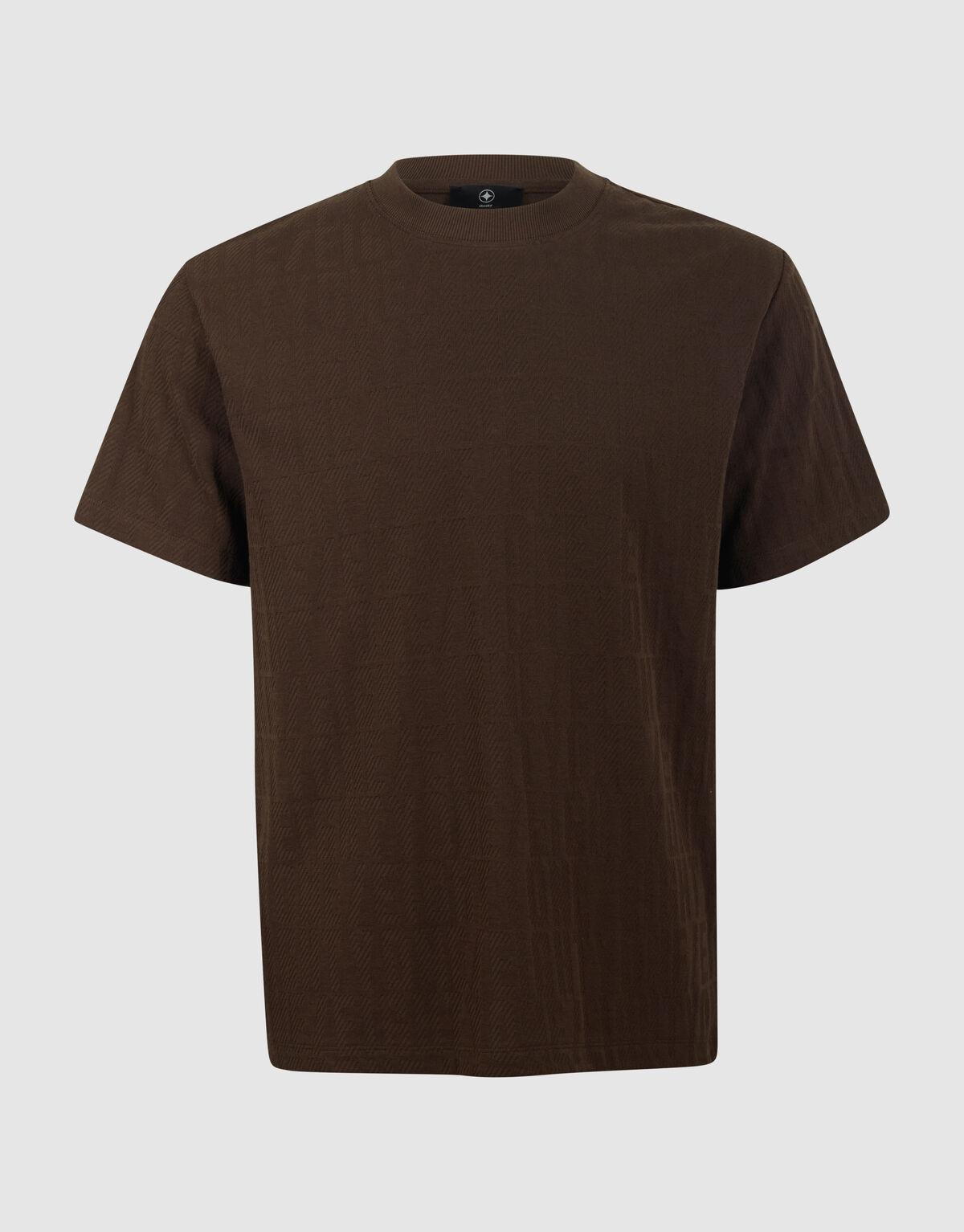 Eighty One Tekst T-shirt Donkerbruin