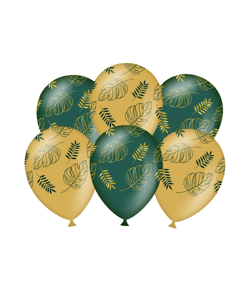 Ballonnen Jungle 30cm 6st