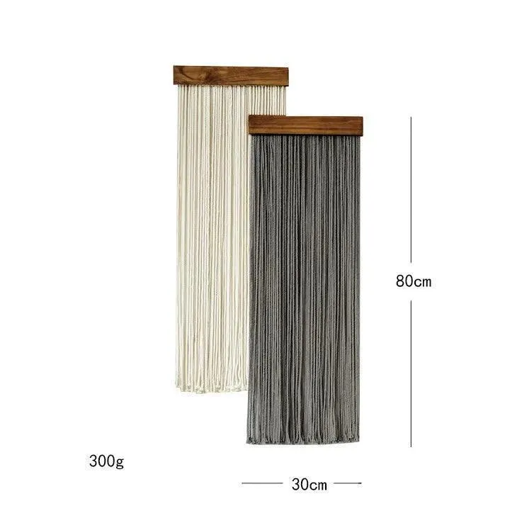2 Pcs Macrame Wall Hanging Tapestry Ornament | Textile Wall Art for Boho Home Shelf Decor