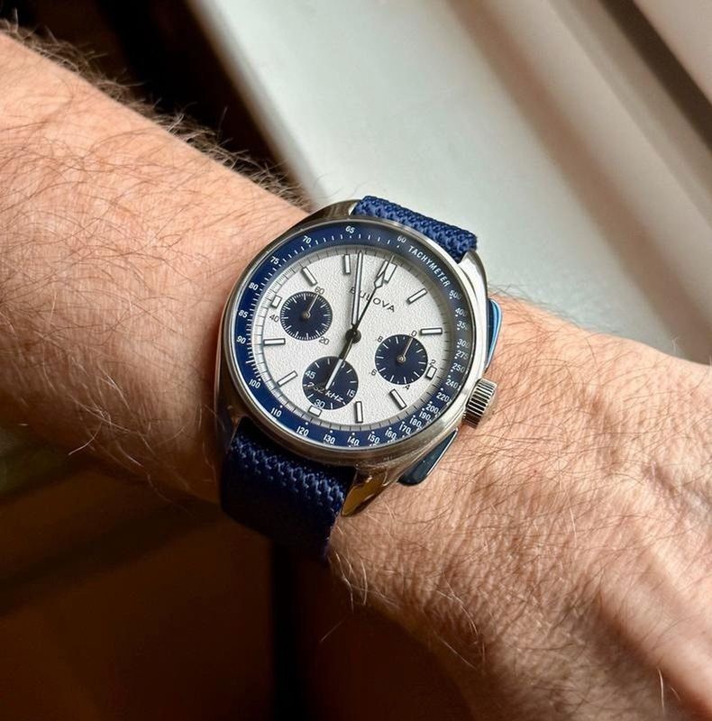 Lunar - Pilot - Polshorloge - Zilver - Roestvrijstaal - Saffierglas