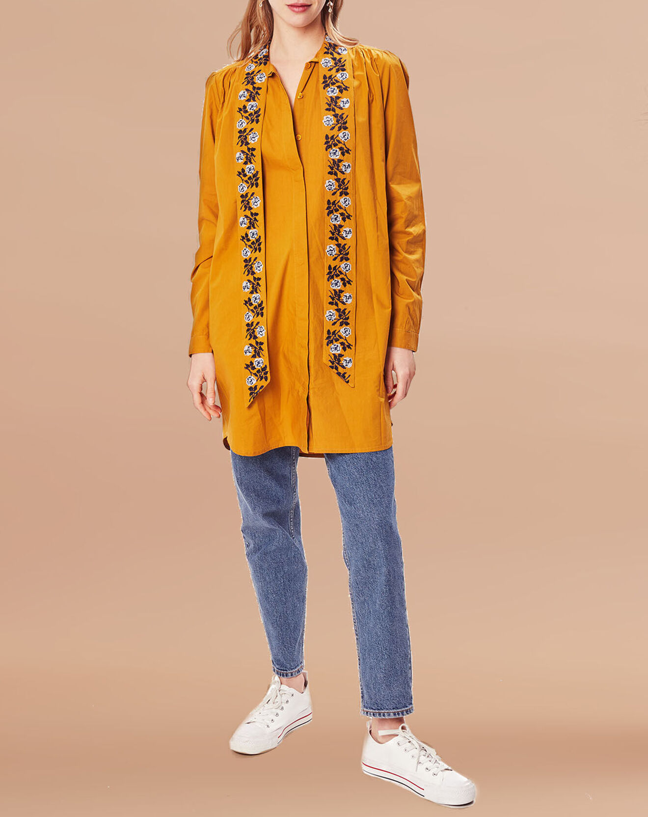 Inouitoosh Robe/Tunique Florencia en Coton bronze
