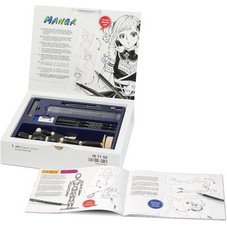 FABER-CASTELL Feutre PITT artist pen, kit de démarrage Manga