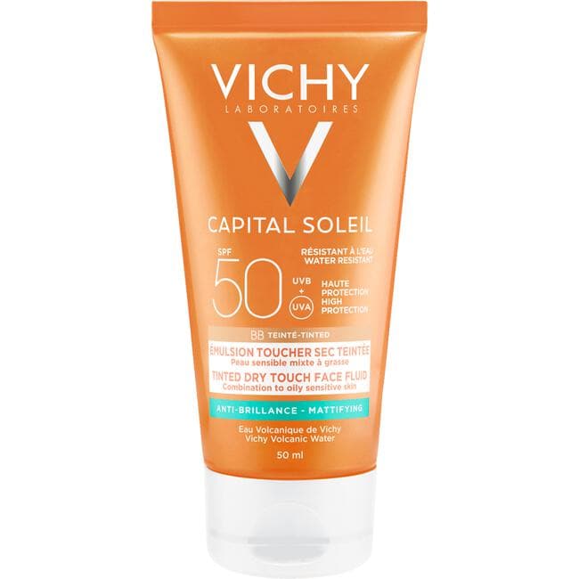 Vichy Capital Soleil Dry Touch BB Zonnecrème SPF50 Gezicht 50 ML