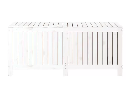 Prolenta Premium - Boîte de rangement de jardin Blanc 147x68x64 cm Bois de pin