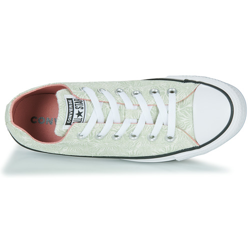 Converse - CHUCK TAYLOR ALL STAR FLORAL OX - Vert / Blanc