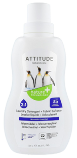 Attitude Ecologisch 2 in 1 Laundry Detergent   Fabric Softener 1040ML
