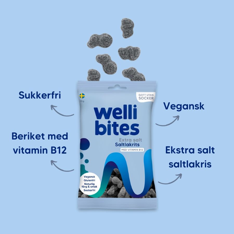 Wellibites Ekstra Salt Lakris