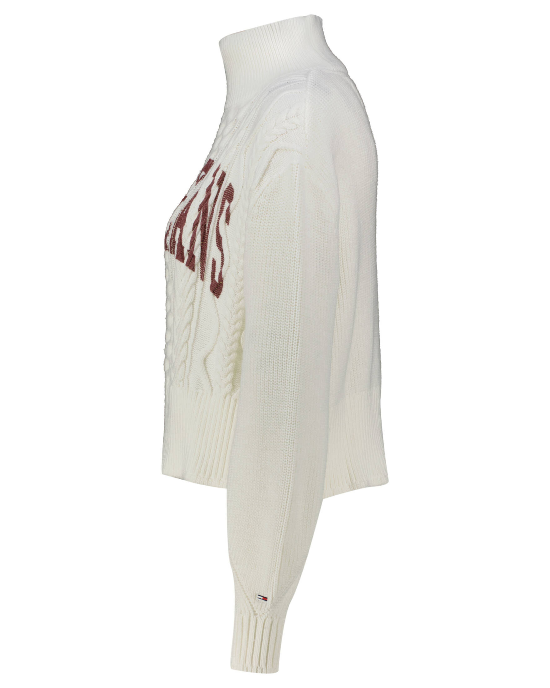 Tommy Jeans| Damen Strickpullover COLLEGE CABLE Cropped