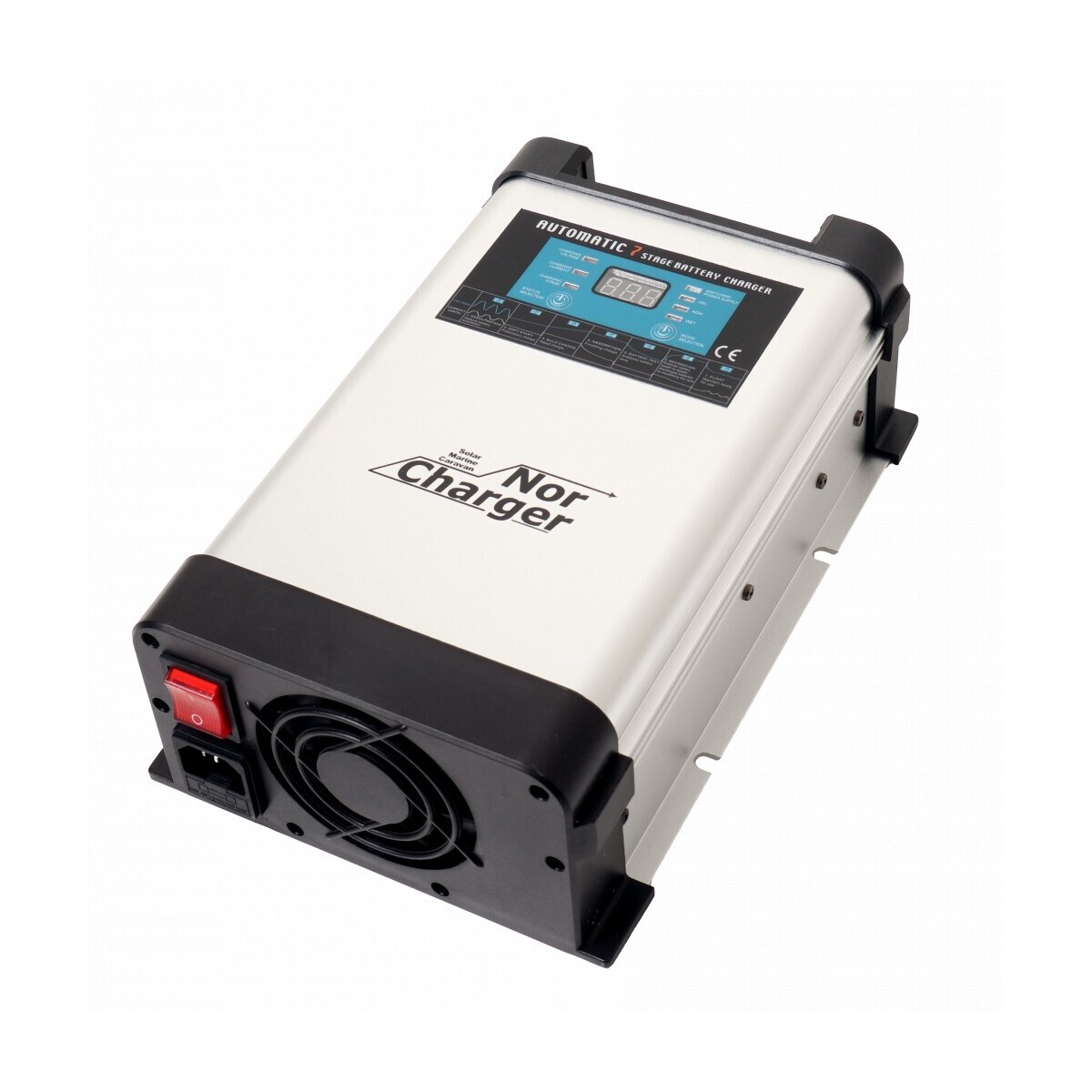 NOR CHARGER Pro Serie Elektronisk Batterilader 12V 40A - 2 Kanaler