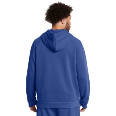 Under ArmourRival Fleece Textured Sliced 'N Diced Hoodie - blau