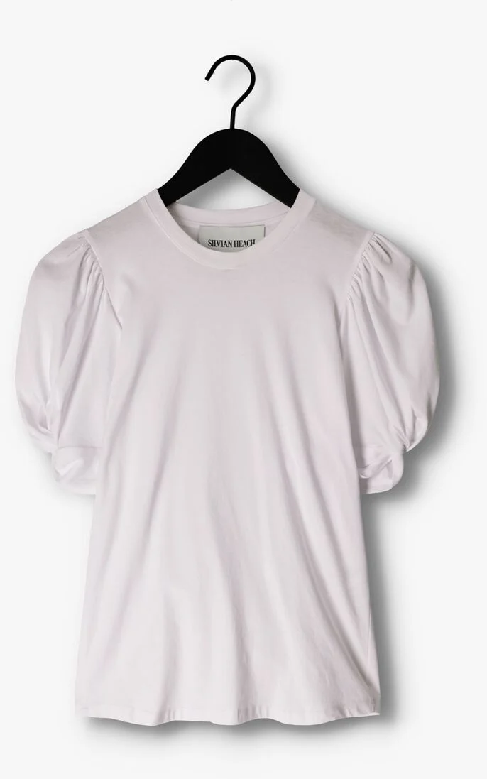 SILVIAN HEACH witte silvian heach t-shirt cvp23134ts