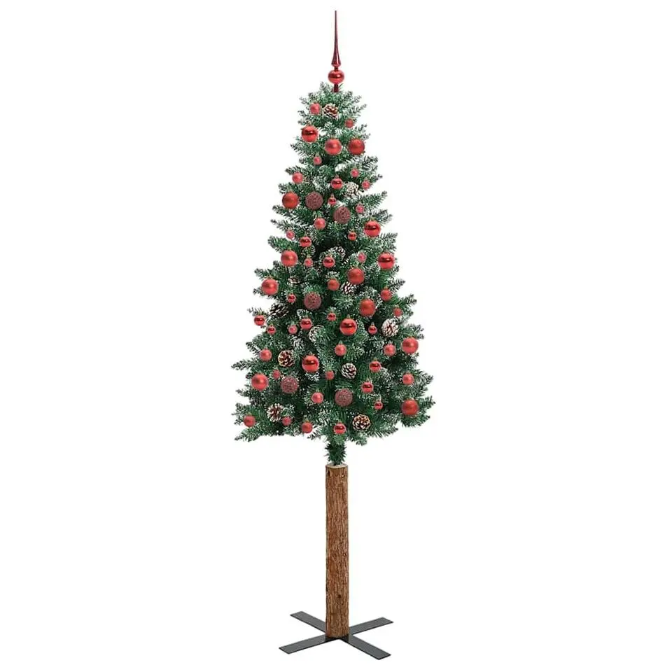 vidaXL - Kunstkerstboom met staal standaard 180 cm - Groen - PVC