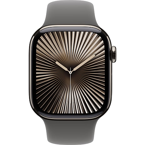Apple Watch S10 Cell 42 mm M/L - Natural Titanium Sport Band