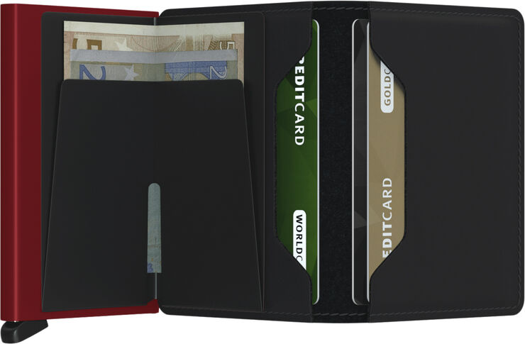Secrid Slimwallet Black-red