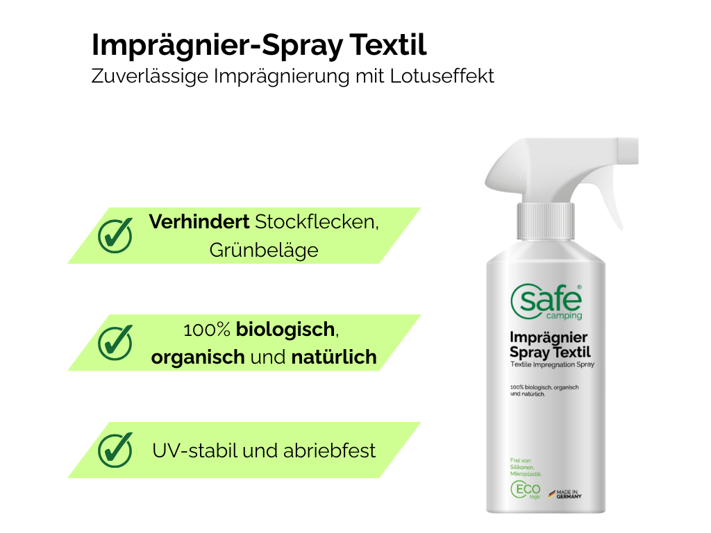 SAFE CAMPING Textiel Impregneer-Spray - 500 ml