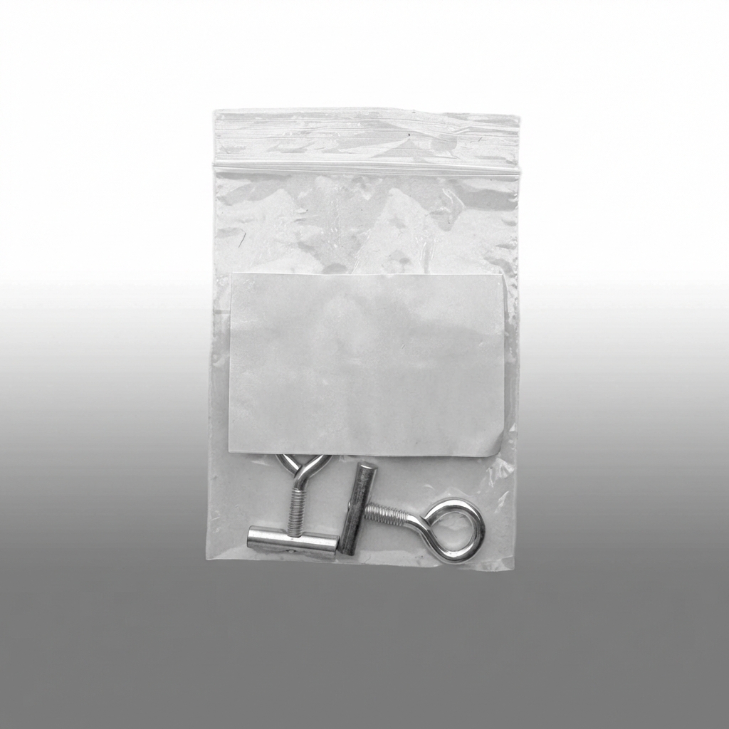 040parts 6 mm railstopper met schroefoog - Set van 2