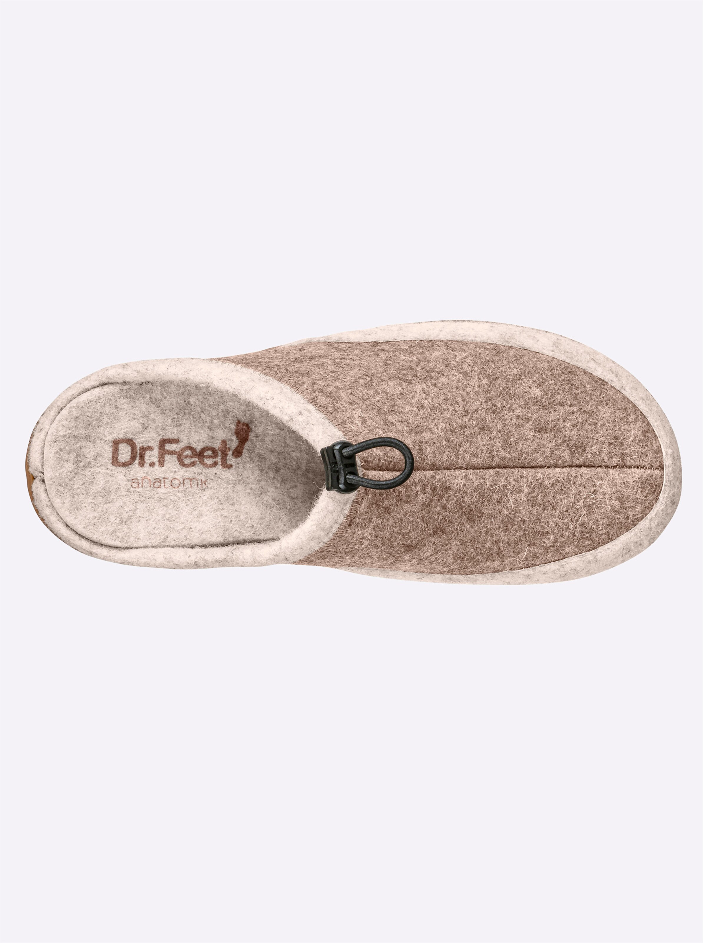 Dr. Feet Hausschuh in beige