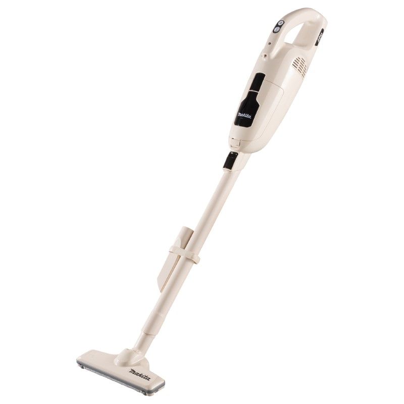 Makita CL114FDWIX 12V Max Steelstofzuiger ivoorwit met ingebouwde 2.0 Ah li-ion accu en lader
