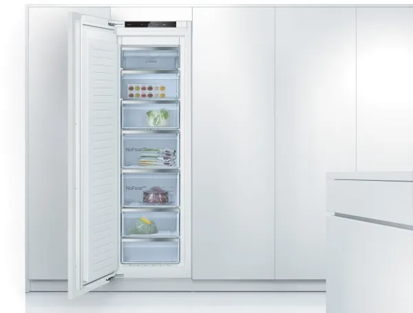 Bosch Serie | 4 GIN81VEE0 - Fryser - stående - til indbygning - niche - bredde: 56 cm - dybde: 55 cm - højde: 177.5 cm - 212 liter - Klasse E