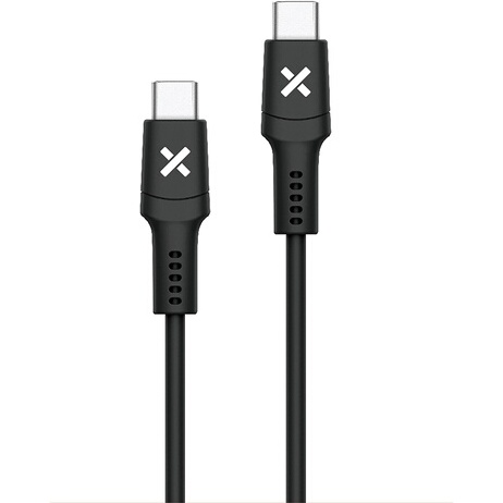 Câble téléphone portable Wefix Cable USB-C vers USB-C 60W 2m Noir