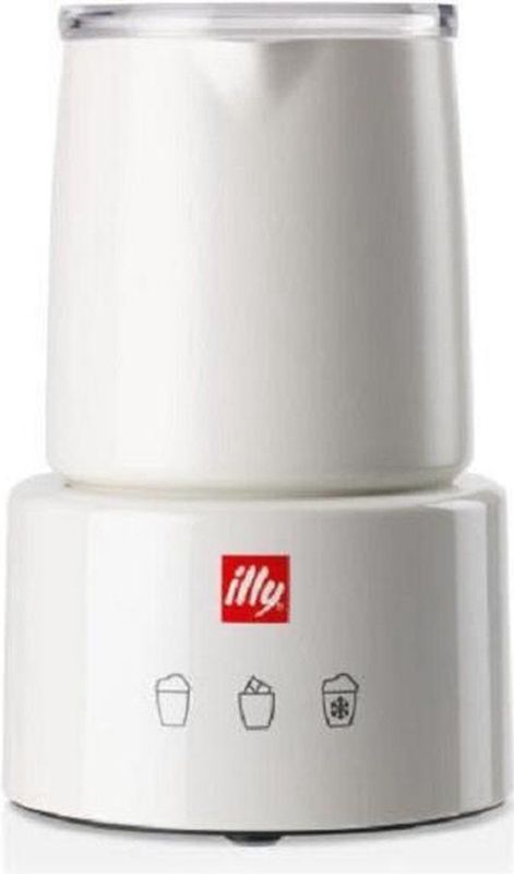 Illy - Melkopschuimer - Zwart - Kunststof - 250 ml Inhoud