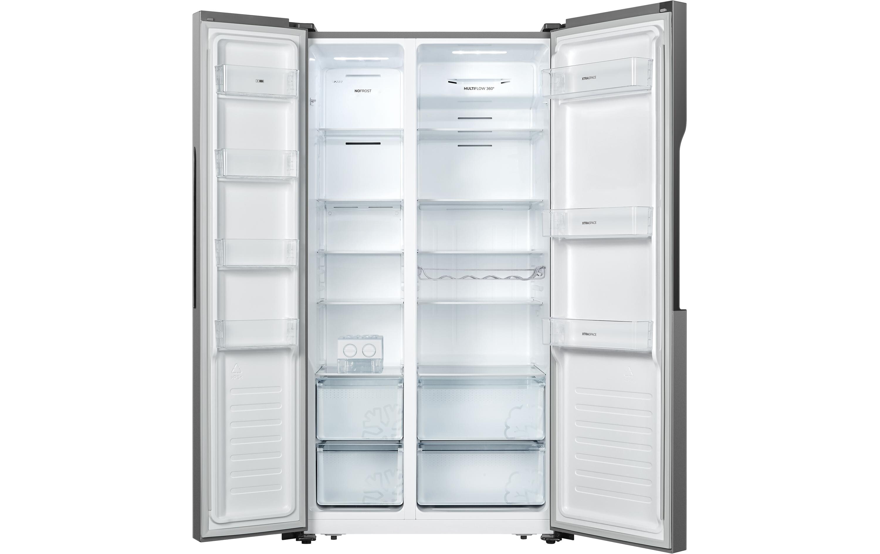 Foodcenter NRS 918 EMX-CH Silber<br>Side by Side Kühl- und Gefrierteil