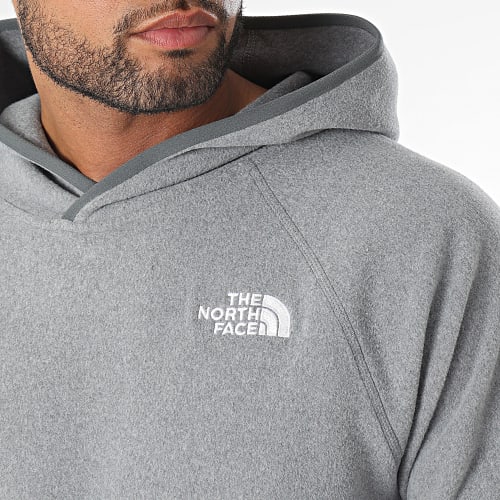 Sweat Capuche Polaire 100 Glacier A855Z Gris