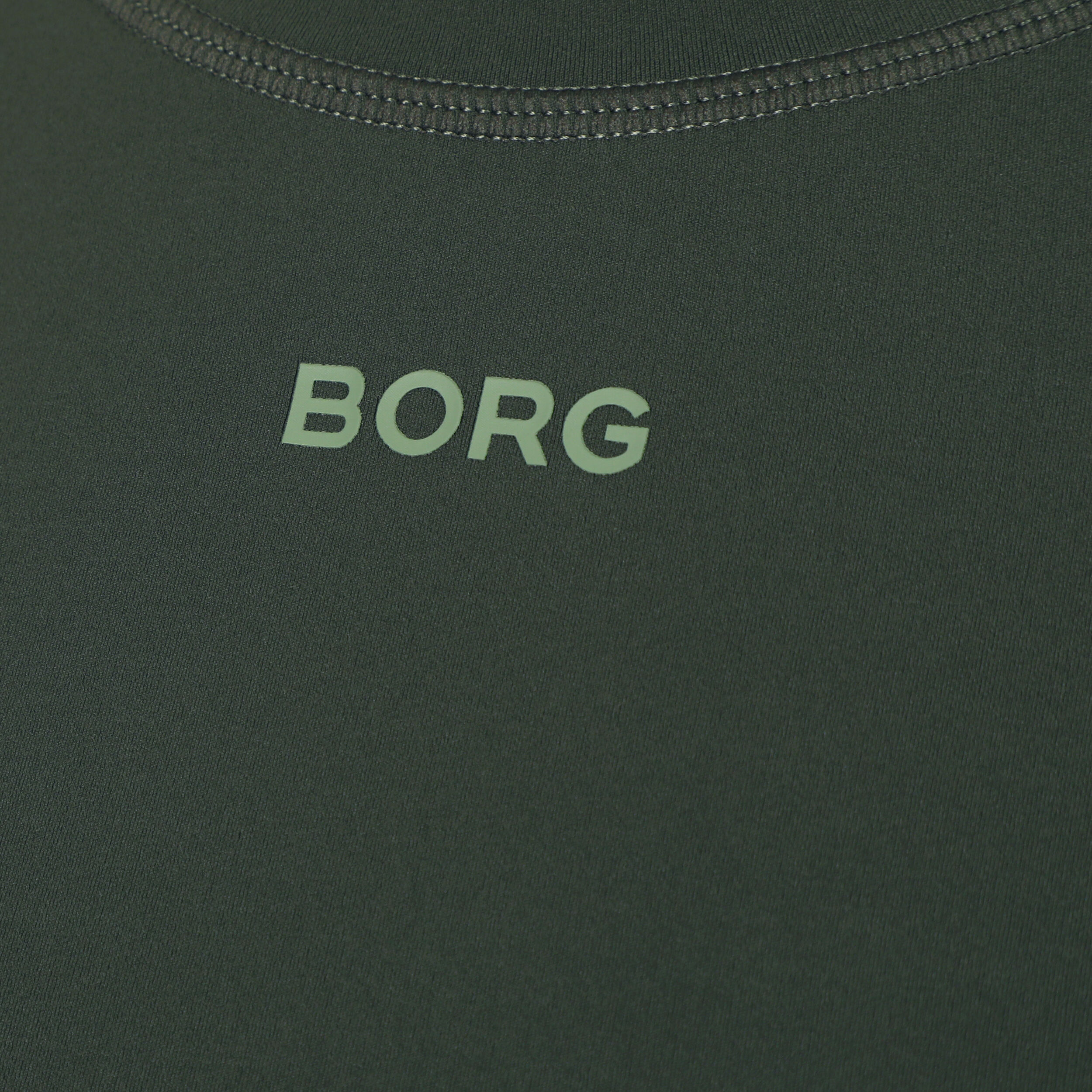 Björn Borg Sleek Slim T-shirt Femmes - Vert Foncé