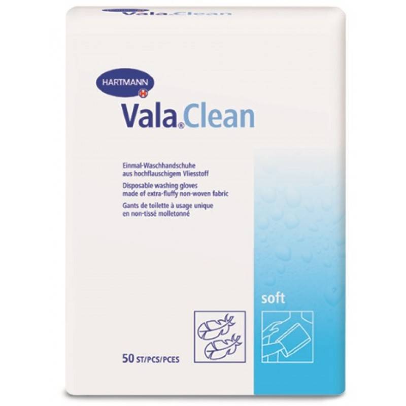 Valaclean Soft Luva Banho X 50