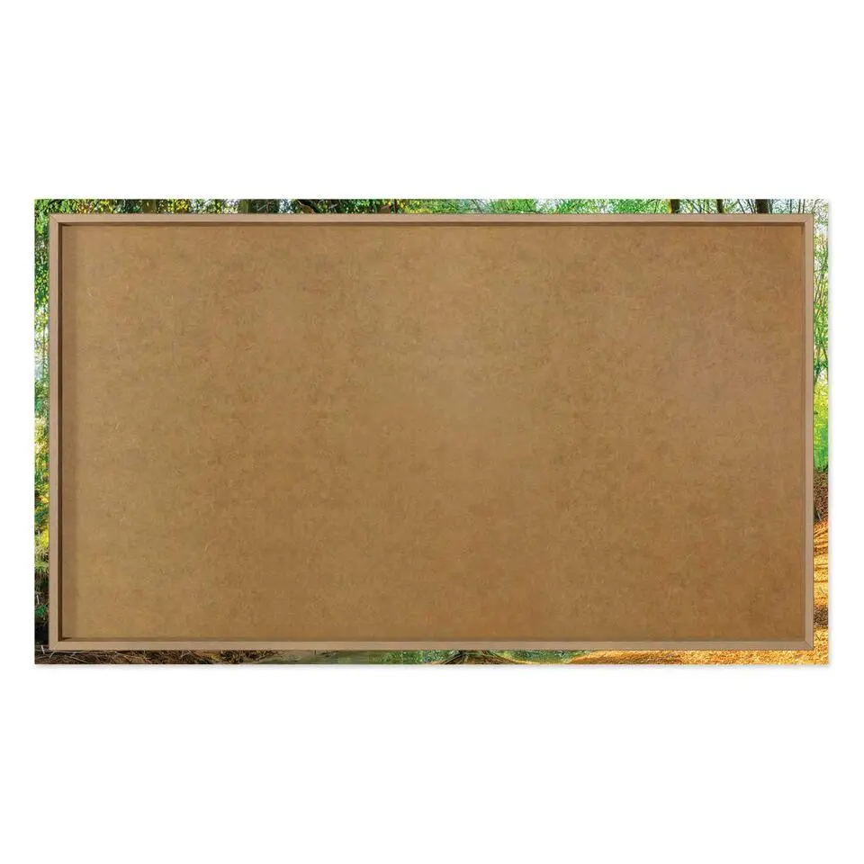 Schilderij Zonnig bos - 70x118cm - Groen
