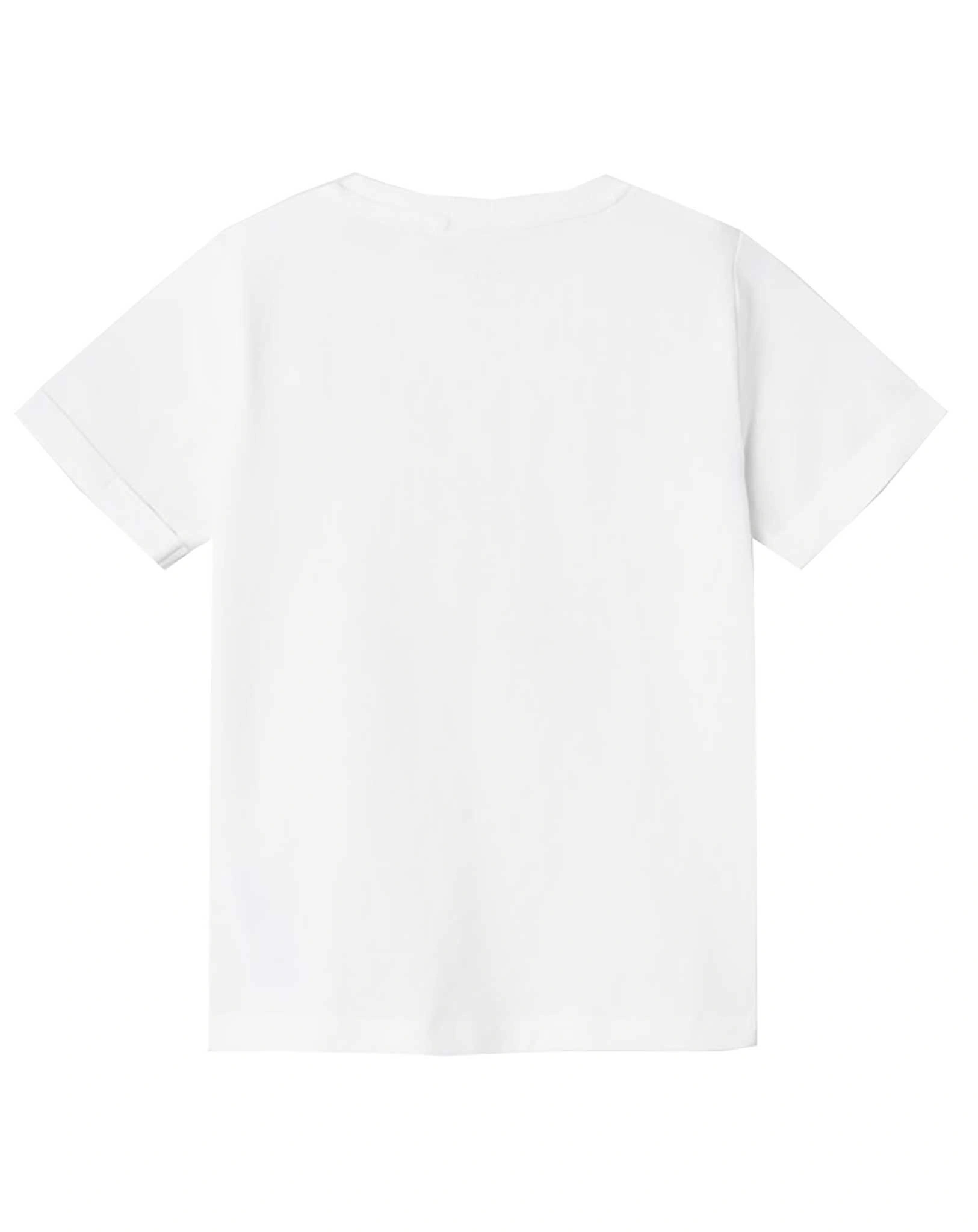 T-Shirt NMMVUX HUNGRY in bright white