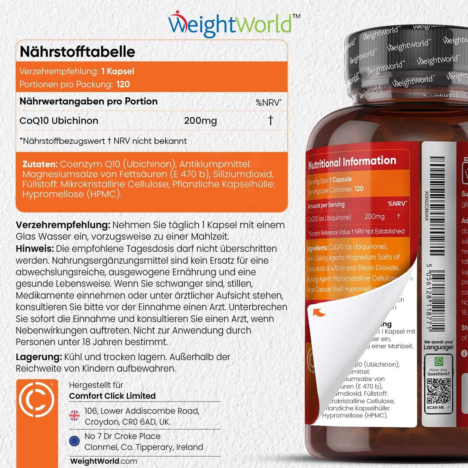 WeightWorld Coenzym Q10