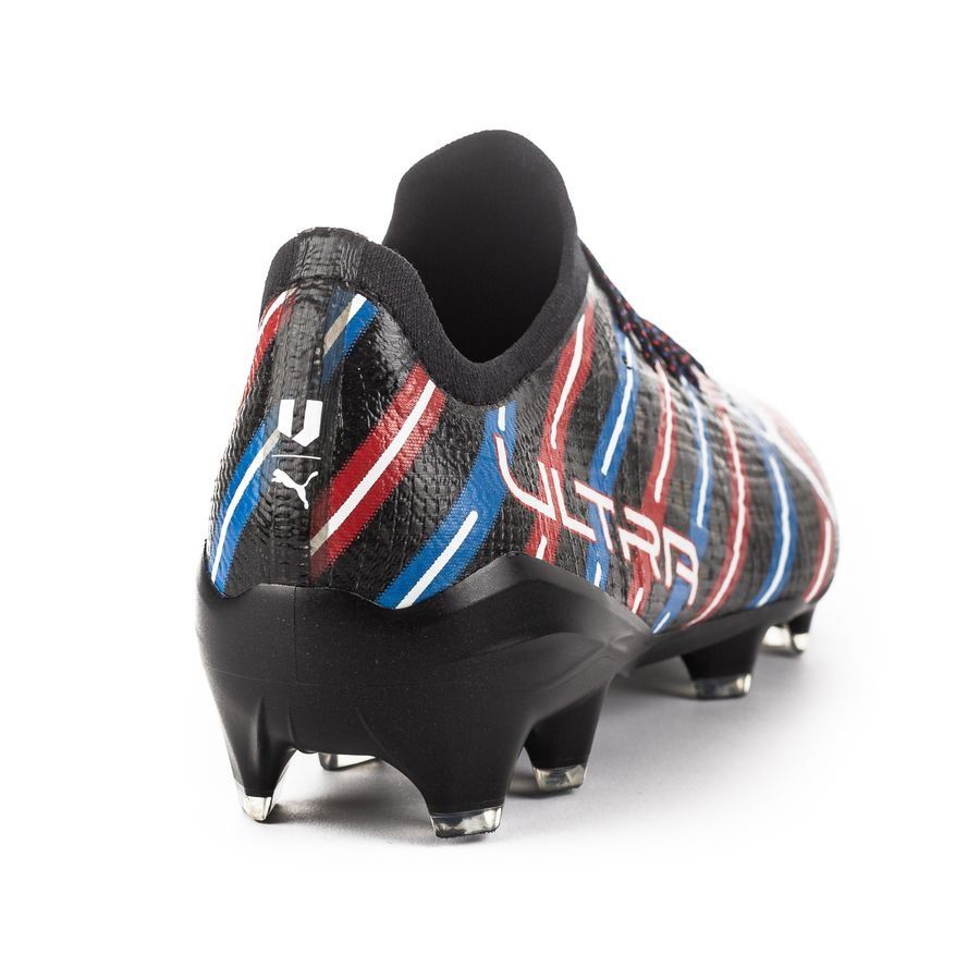 PUMA X Unisport Ultra 1.4 FG/AG Barbershop - Noir/Blanc/Bleu/Rouge ÉDITION LIMITÉE