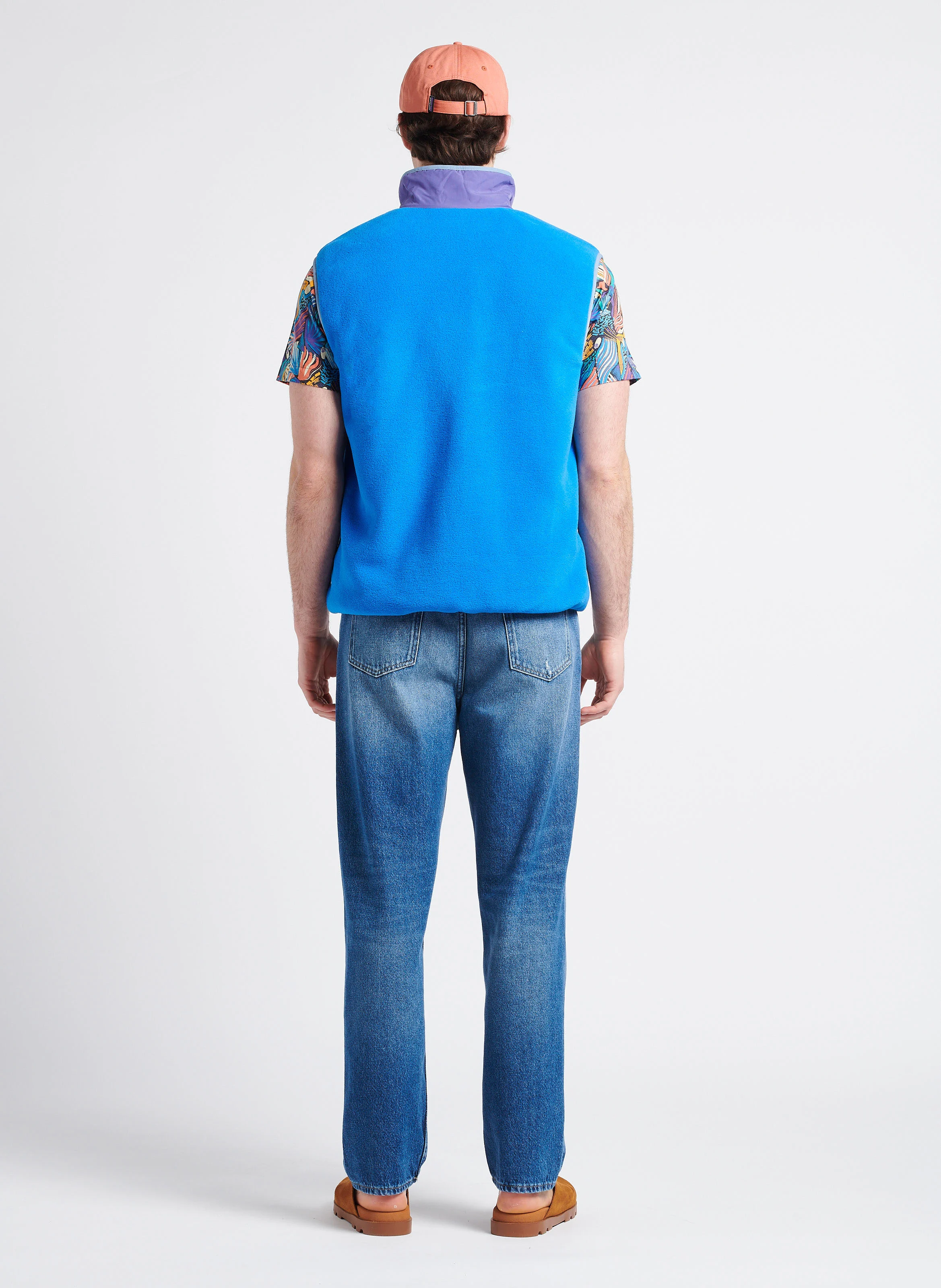 M'S SYNCH - Polaire col montant| Bleu