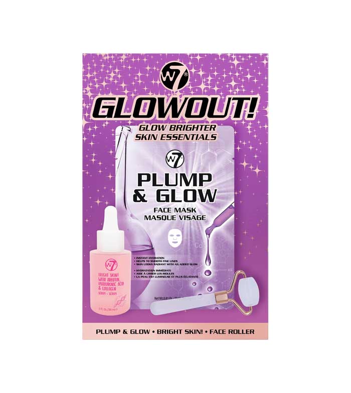 W7 - Kit de cuidados do rosto Glowout!