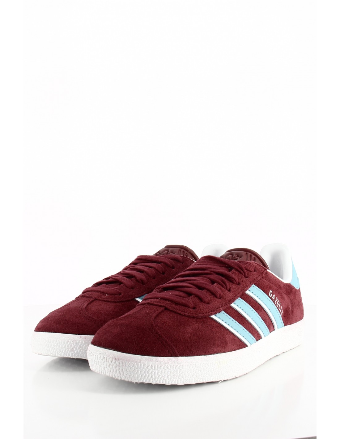 adidas Sneakers Mixte Gazelle Bordeaux/Bleu Daim