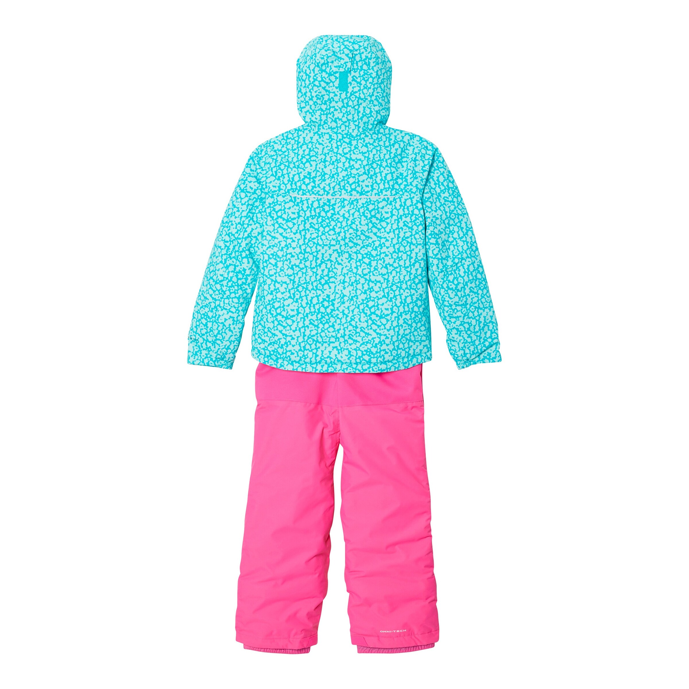 Columbia 2-tlg. Set Schneejacke und Schneehose Buga pink/türkis