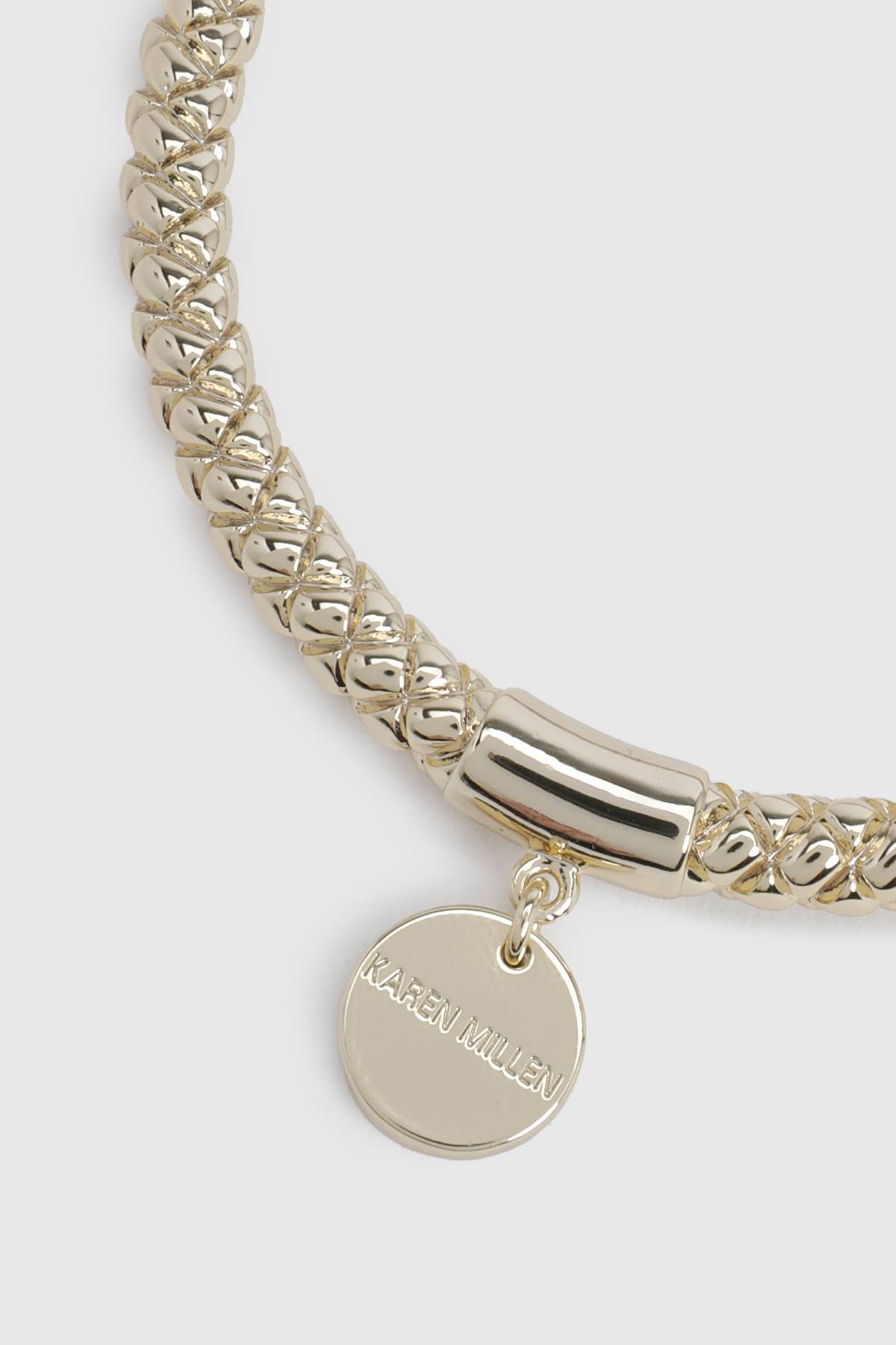 KarenMillen Bracelet Jonc Tressé