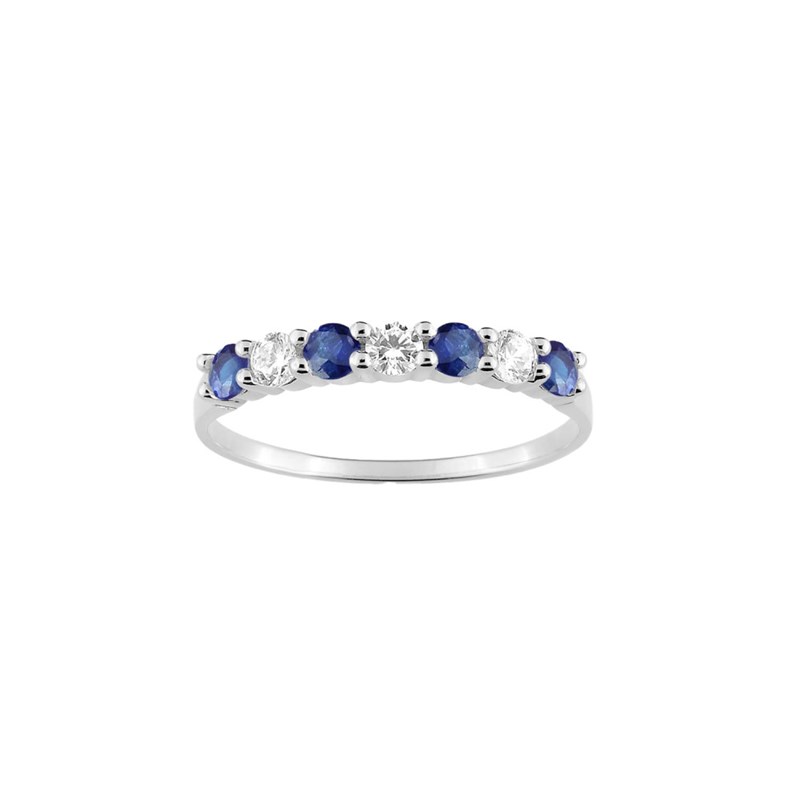 Bague femme - Oxyde de zirconium - Argent 925