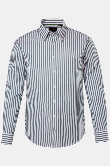 Streifenhemd, Business,  Langarm, verdeckter Buttondown-Kragen, Easy Care, Modern Fit, bis 8 XL