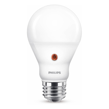 Philips LED peer E27 60W dag/nacht sensor mat niet dimbaar